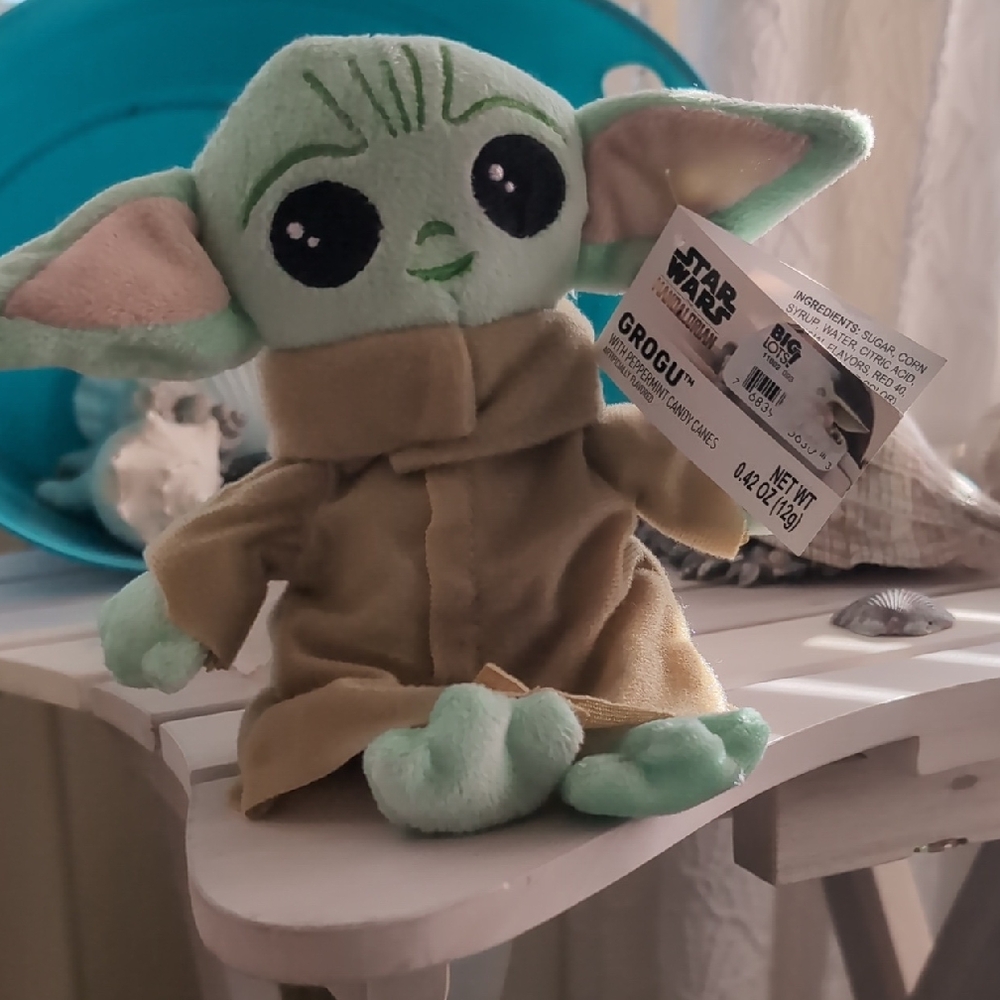 Star Wars Grogu Plush Toy - Green and Brown